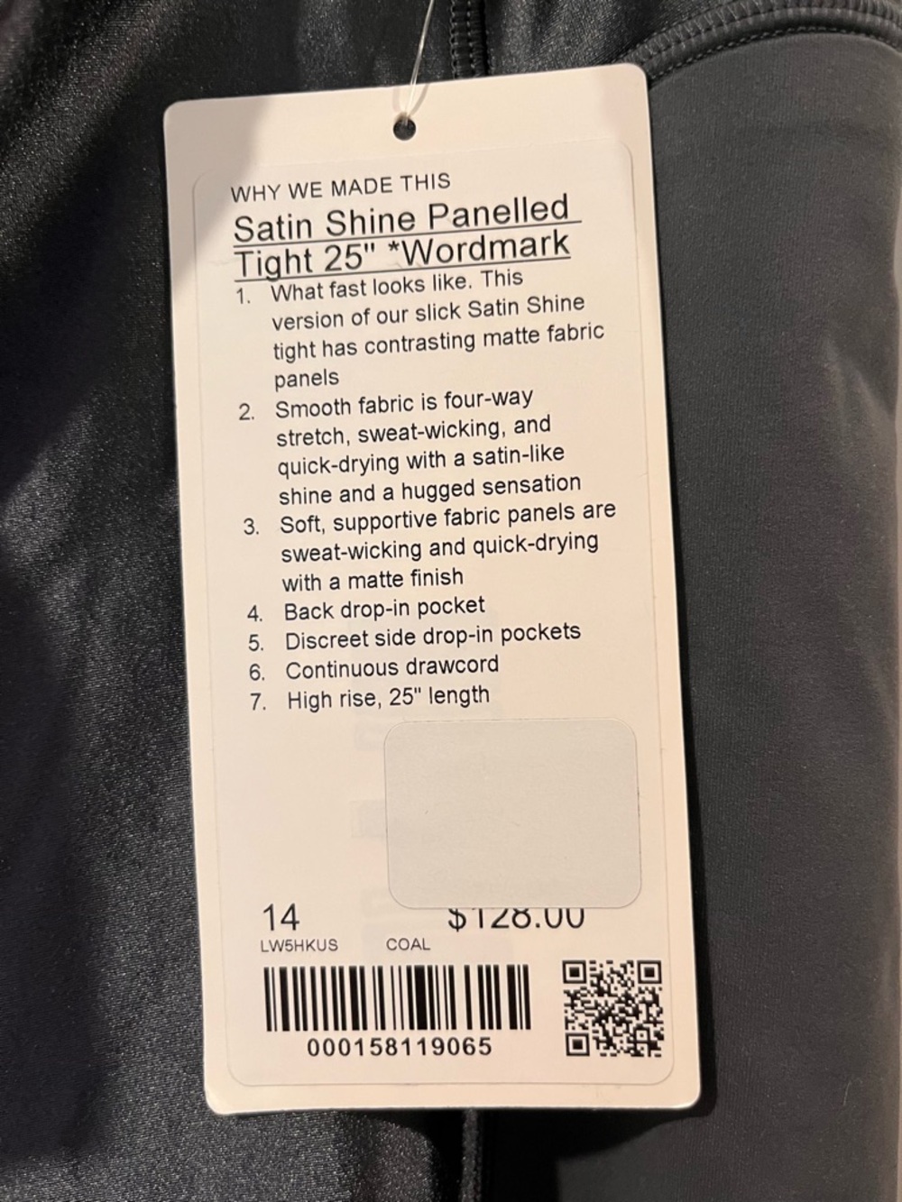 Lululemon Satin Shine leggings - Picture 6 of 6